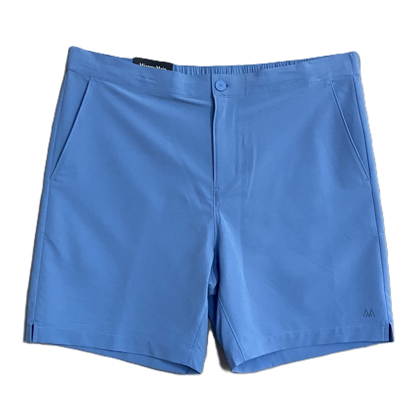 Mizzen+Main Shorts Men's XL Provence Deck Short Stretch Light Blue