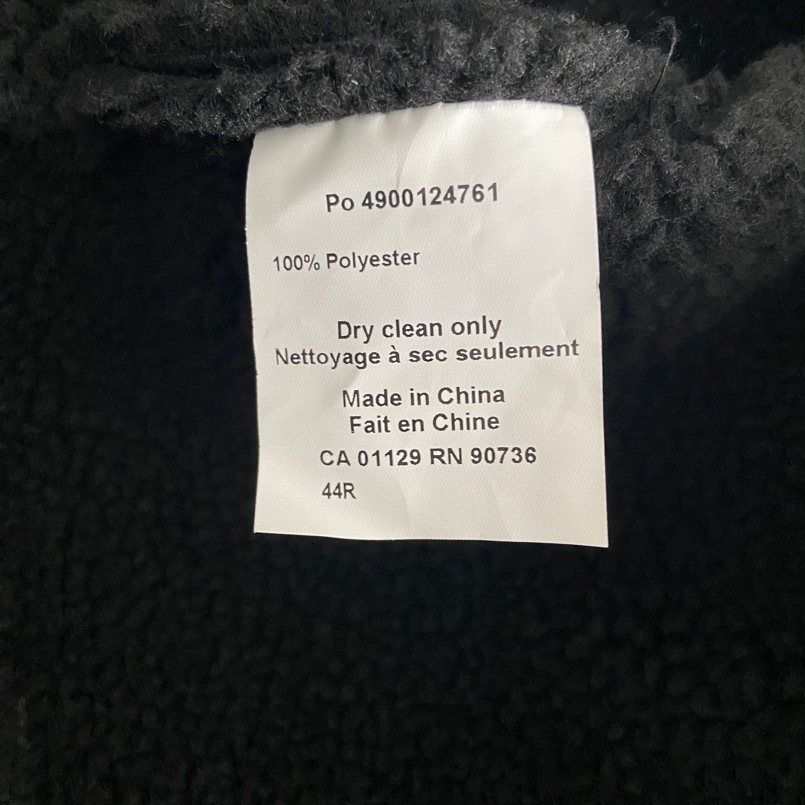 Lauren Ralph Lauren Men's 44REG Lefferts Classic-Fit Faux-Shearling Overcoat