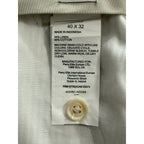 Perry Ellis Portfolio Pants Men's 40"x32" Modern Fit Dress Pants Linen Blend