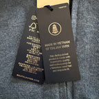 Polo Ralph Lauren Men's XXL Quarter-Zip Wool Sweater Italian Yarn Blue