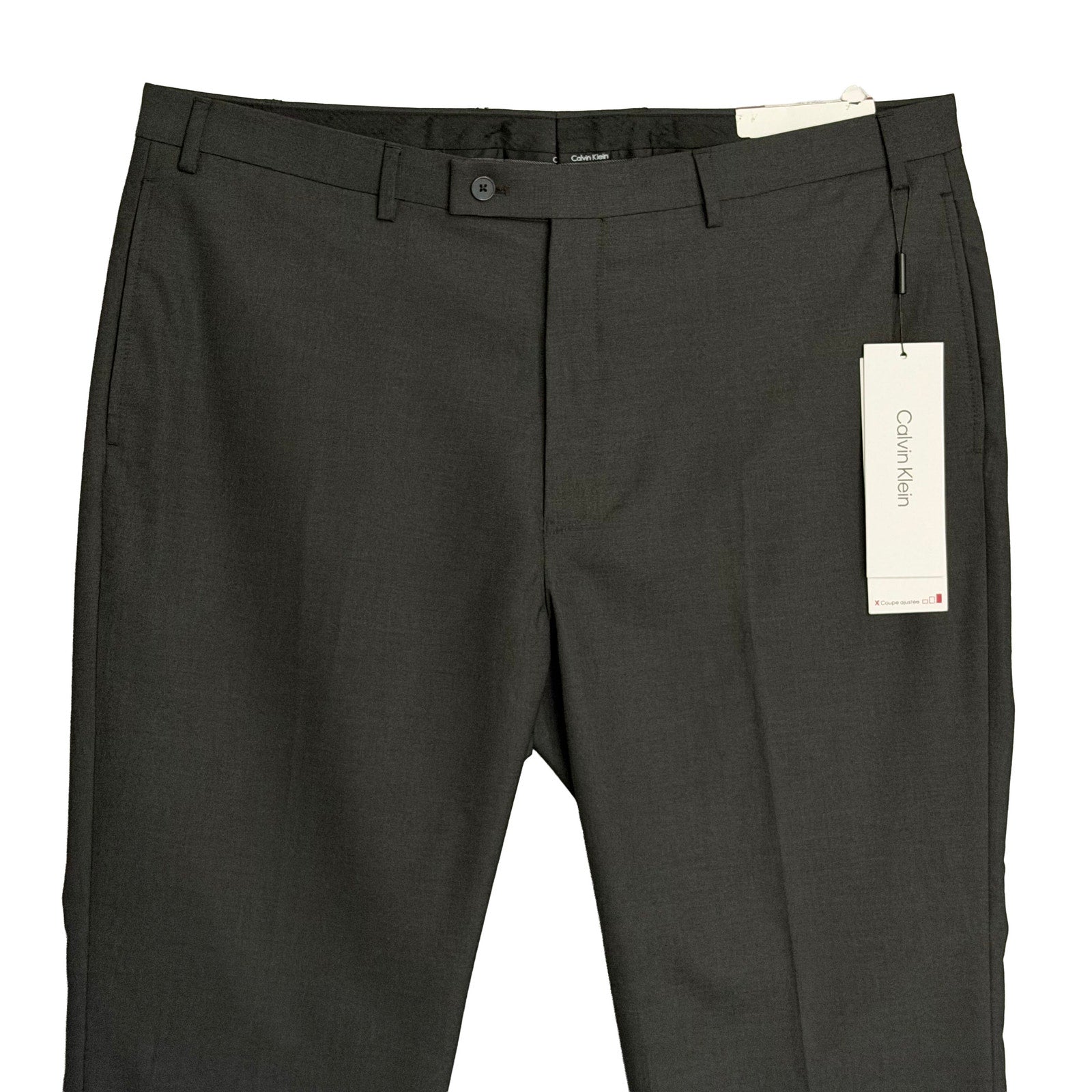 Calvin Klein Dress Pants Men's 40"x32" Slim Fit Stretch Jerome Grey