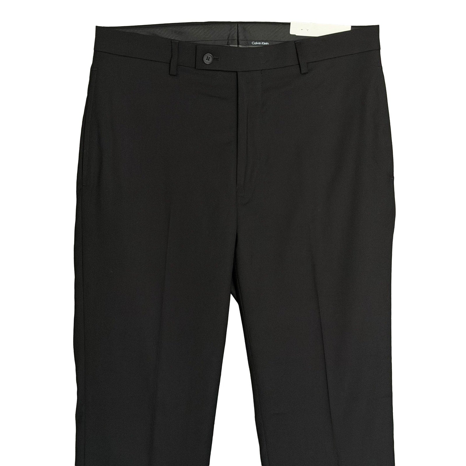 Calvin Klein Dress Pants Men's 32"x32" Jerome Slim Fit Stretch Solid Black