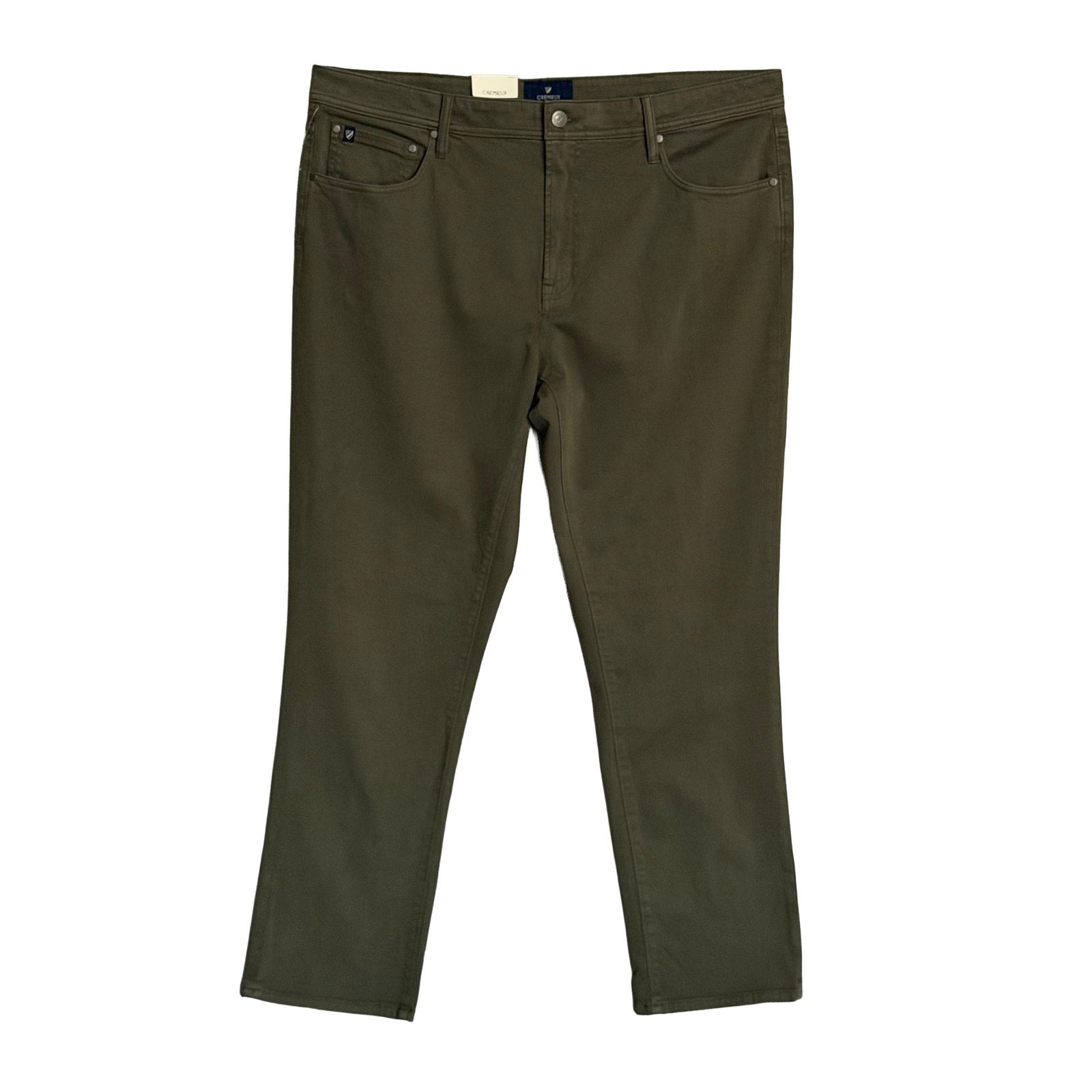 Daniel Cremieux Pant Men's 40"x30" CMX 5-Pocket Pant Sateen Stretch Dark Olive
