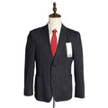Bar III Sport Coat Men's 40 Short Slim Fit Stretch Dark Blue Herringbone