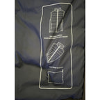 Roundtree & Yorke Down Vest Men's Large Full Zip Packable Pockets Black
