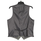 Alfani Tuxedo Vest Men's Small Slim Fit Stretch Fabric Grey & Black