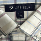 Daniel Cremieux Dress Shirt Men's XLT Big & Tall Button-Down Stretch Check
