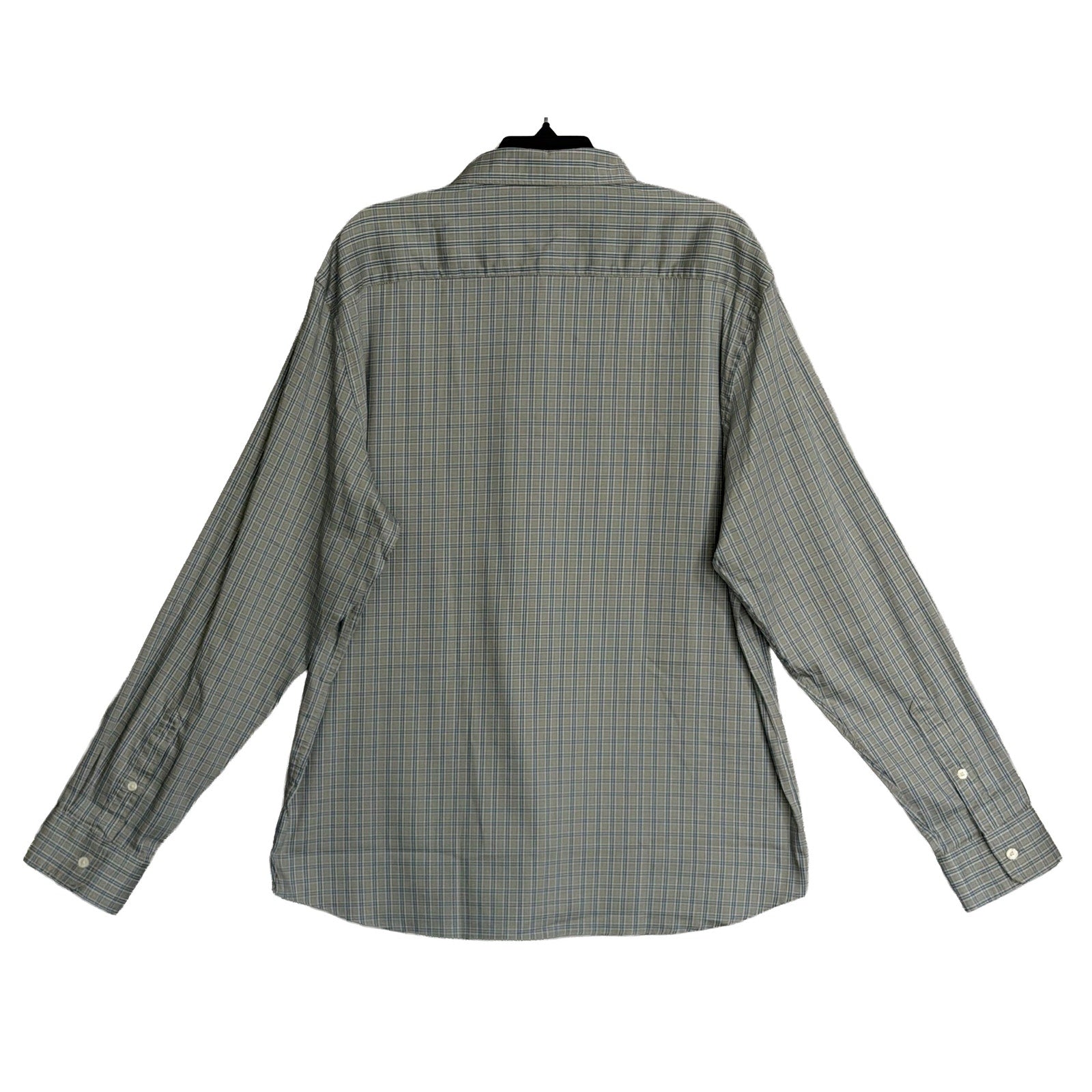 Faherty Shirt Men's XL The Movement Shirt Sage River Plaid Supima Cotton