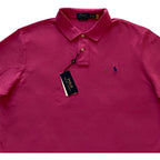 Polo Ralph Lauren Shirt Men's XL Custom Slim Fit Polo Shirt Short Slv Pink