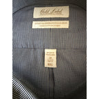 Roundtree & Yorke Shirt Big & Tall Men's 20 36/37 Dress Shirt Navy Blue
