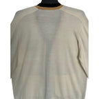 Murano Full-Zip Cardigan Sweater Men's XL "The Murano Show" Retro Look Cream