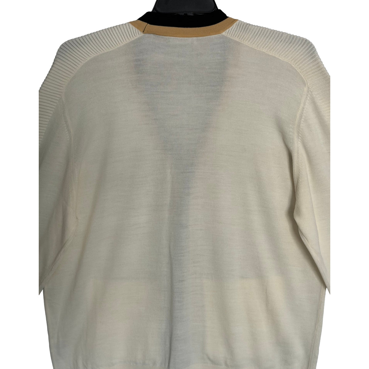 Murano Full-Zip Cardigan Sweater Men's XL "The Murano Show" Retro Look Cream