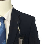 Michael Kors Suit Jacket Men's 38 Long Classic Fit Stretch Fabric Navy Blue