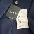 Lauren Ralph Lauren Suit Jacket Men's 40 Short Classic Fit Navy Blue Wool