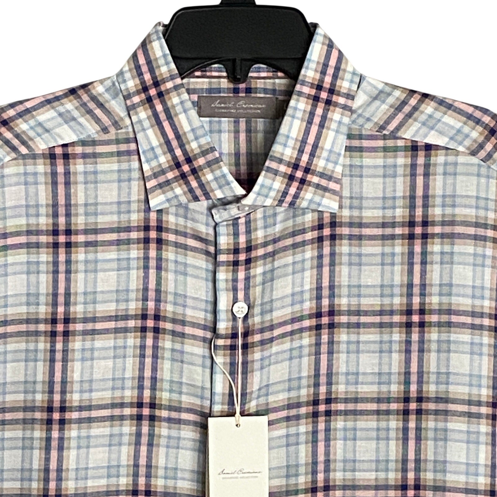 Daniel Cremieux Shirt Signature Collection Men's Large Shirt Hemp Blend