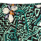 Caribbean Swim Trunks Men's Medium Elastic Drawstring Waist Pockets Lined