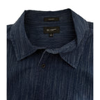 AG Los Angeles Shirt Men's Large Relaxed Fit Wesley Short Slv Button-Up Blue