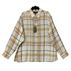 Daniel Cremieux Linen Shirt Men's XXL Cape Town Collection Multicolor Plaid