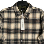 AG Los Angeles Men's Large "Aiden" Flannel Shirt Classic Fit Plaid