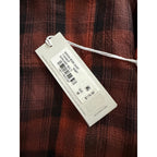 AG Los Angeles Shirt Men's Medium Classic Fit Mason Work Shirt Burgundy Plaid