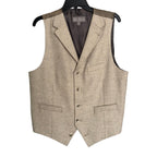 Daniel Cremieux Suit Vest Men's Medium Mt. Lussari Collection Wool Blend Tan
