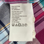 Tommy Bahama Men's Small "Lazlo Cheers Check" Shirt Silk Blend Stretch