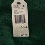 Nautica Plush Fleece Robe Men's One Size Pockets Tidal Green