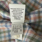 Johnnie-O Performance Shirt Men's Medium Button-Down Stretch Multicolor Check