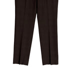Calvin Klein Dress Pant Men's 30"x30" Slim Fit Flat Front Stretch Wine Plaid