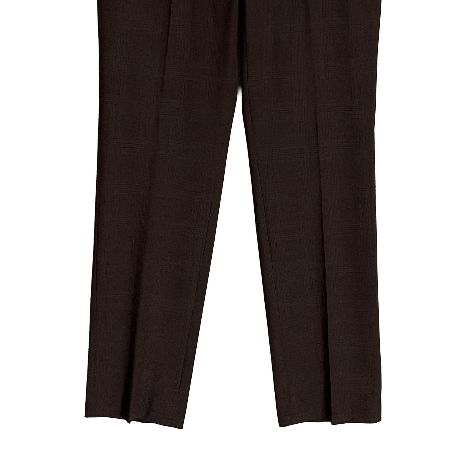 Calvin Klein Dress Pant Men's 30"x30" Slim Fit Flat Front Stretch Wine Plaid