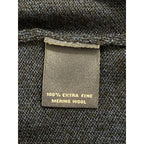 Hart Schaffner Marx Sweater Vest Men's 2XT Big & Tall Wool Navy Heather