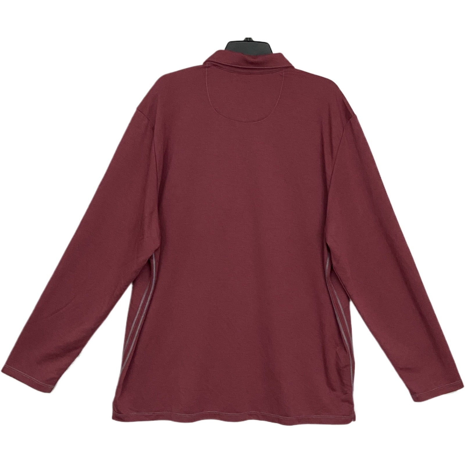 Tommy Bahama Men's XXL "Kohala Peak" Long Sleeve Polo Cherry Stone