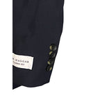 Haggar Suit Jacket Men's 38 Regular Classic Fit Stretch Solid Dark Blue