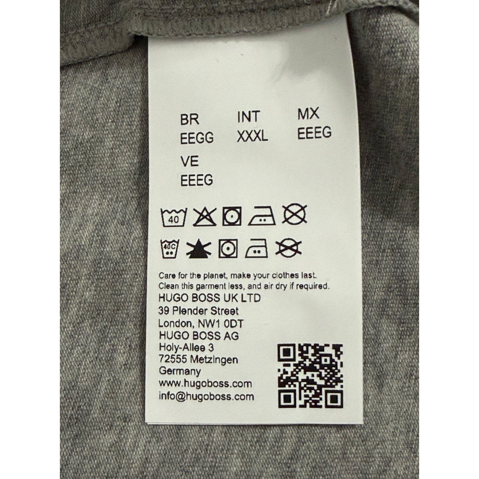 Boss Full Zip Sweatshirt Men's 3XL Mix & Match Jacket Z Lightweight Grey