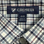 Daniel Cremieux Dress Shirt Men's 4XB Big & Tall Button-Down Stretch Check NWT