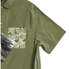 Murano Casual Shirt w/Bandana Men's XLT Big & Tall Cotton Med Sage