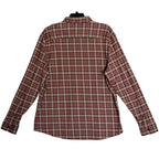 Faherty Coastline Knit Shirt Men's XXL Long Slv Supima Cotton Stretch Plaid