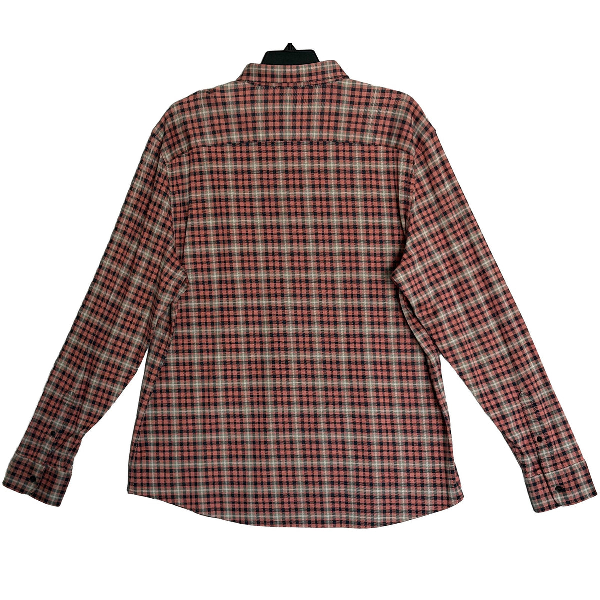 Faherty Coastline Knit Shirt Men's XXL Long Slv Supima Cotton Stretch Plaid