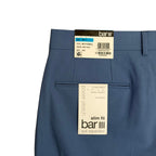 Bar III Dress Pants Men's 36"x32" Slim Fit Wool Blend Stretch Light Blue