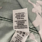 Lacoste Camp Shirt Men's Medium Relaxed Fit Short Sleeve Rene Lacoste Print NEW