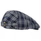 Polo Ralph Lauren Cap Men's One Size Flat Cap Driver's Cap Navy Blue Plaid