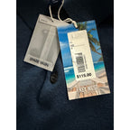 Daniel Cremieux Polo Shirt Men's Medium Linen Key West Collection Blue