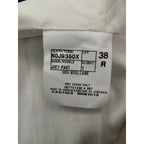 Ted Baker London Joey Pant Men's 38R Wool Dress Pant Solid Tan Raw Hem