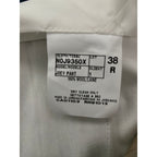 Ted Baker London Joey Pant Men's 38R Wool Dress Pant Solid Tan Raw Hem