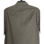 Armani Exchange Dress Shirt Men's Small Slim Fit Stretch Sage Diamond