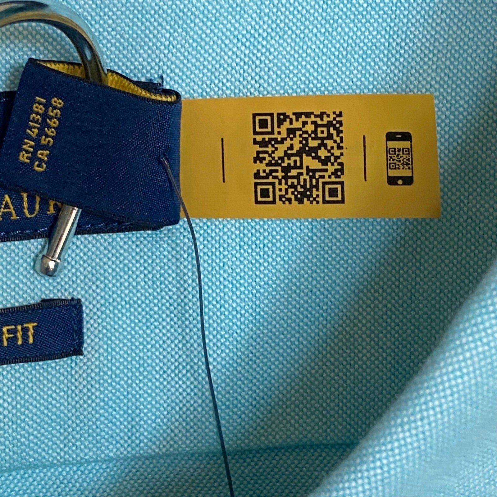 Polo Ralph Lauren Shirt Men's 4XLT Big & Tall Classic Fit Oxford Agean Blue