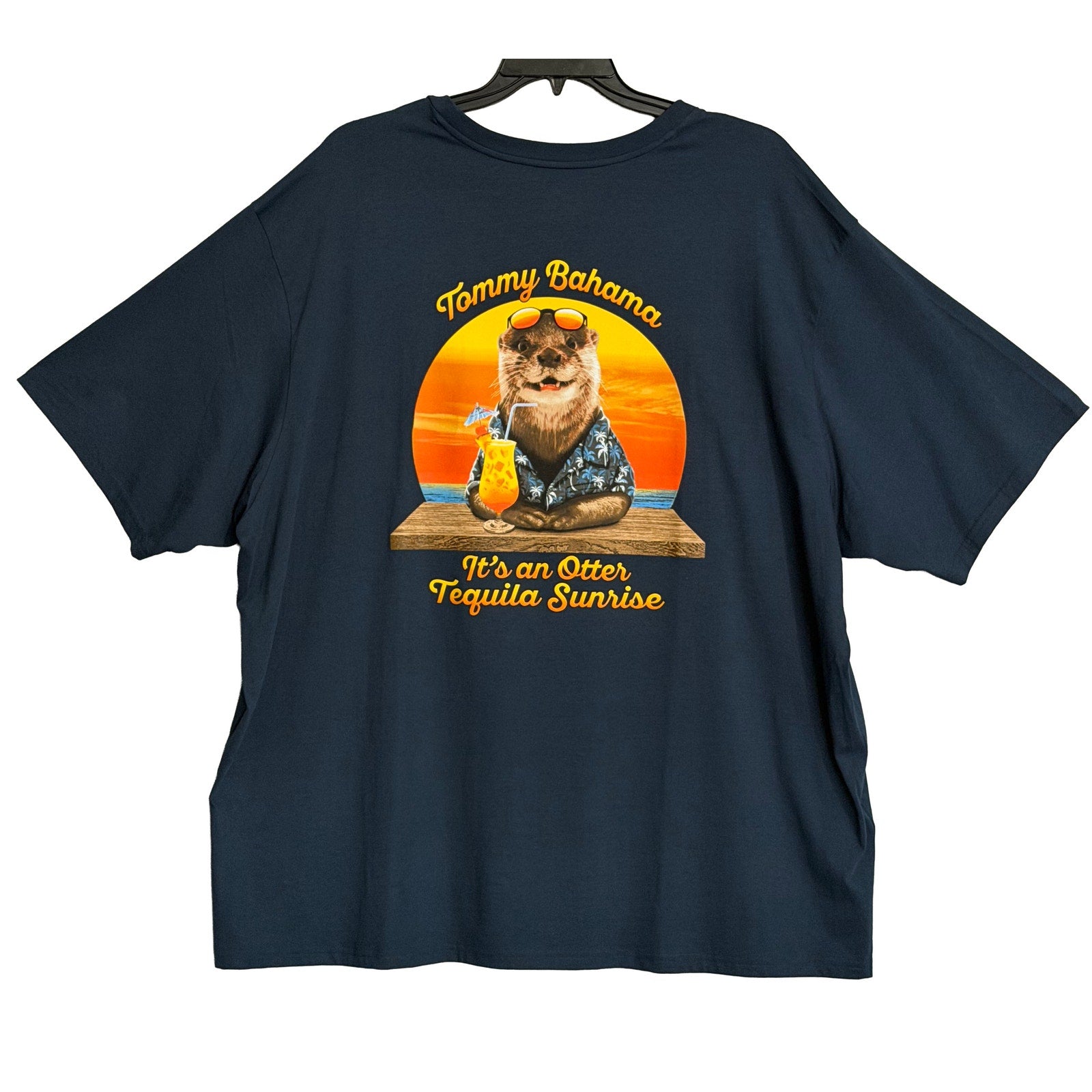 Tommy Bahama T-Shirt "It's an Otter Tequila Sunrise" Crew Neck Men's 3XLB NEW