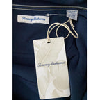 Tommy Bahama Men's XXL Field Runner Half-Snap Mock-Neck Sweatshirt Blue