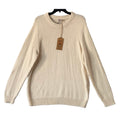 Faherty Heirloom Cotton Sweater Men's 2XLT Organic Cotton Crew Neck Bone