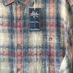 Tommy Bahama Shirt Men's 3XLT Big & Tall Long Slv Palo Alto Plaid Shellrossa